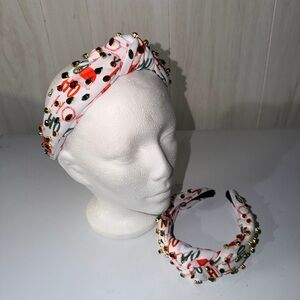 Floral Beaded Headband Set